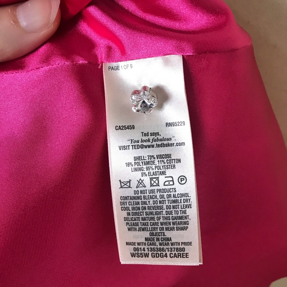 Ted Baker Caree Lace A line Dress - Picture 8 of 8